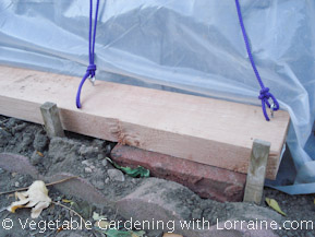 Easy-opening Low Tunnels Can Extend the Season by a Month on Each End Hoop Tunnel Construction Detail